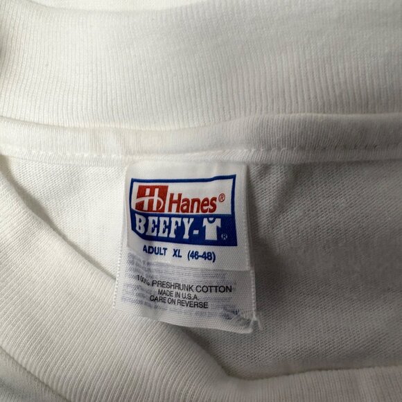 Tombstone Pizza 35 Years T-Shirt Mens Size XL White Short Sleeve Vintage 90s Tee - Picture 4 of 6